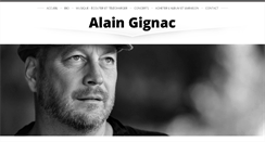 Desktop Screenshot of alain-gignac.com