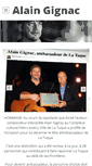 Mobile Screenshot of alain-gignac.com